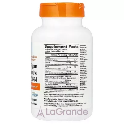 Doctor's Best Vegan Glucosamine Chondroitin MSM     ' , ,    