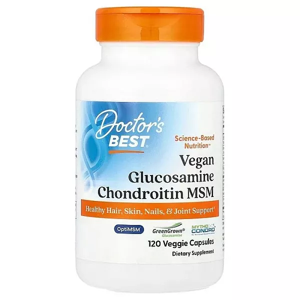 Doctor's Best Vegan Glucosamine Chondroitin MSM �������������� ������� ������� ��� �������� ��������, �����, ���� � ������ 