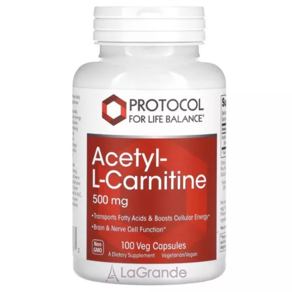 Protocol for Life Balance Acetyl-L-Carnitine 500 mg ������� ������� ��� ��������� �������� ������ � ��������� ������� 