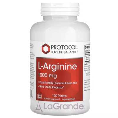 Protocol for Life Balance L- Arginine 1000 mg       