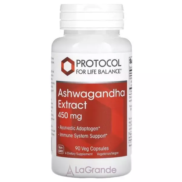 Protocol for Life Balance Ashwagandha Extract 450 mg ������� ������� ��� ��������� ������ ��������� �������� 