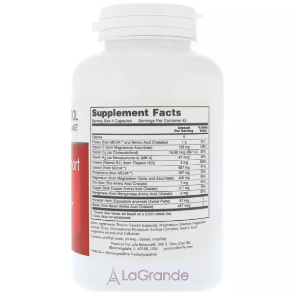 Protocol for Life Balance Bone Support Formula ������� ������� 