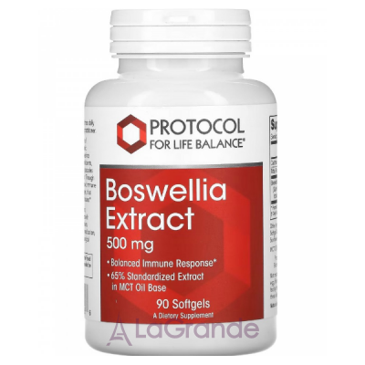 Protocol for Life Balance Boswellia Extract 500mg       