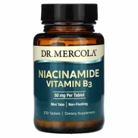 Dr. Mercola Niacinamide Vitamin B3 50 mg ĳ������ ������� "ͳ������� (����� B3)", 50 ��