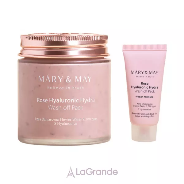 Mary & May Rose Hyaluronic Hydra Wash off Pack �������� ����� ��� ��������� ���������� � ���������� ���� � ������������ ��������