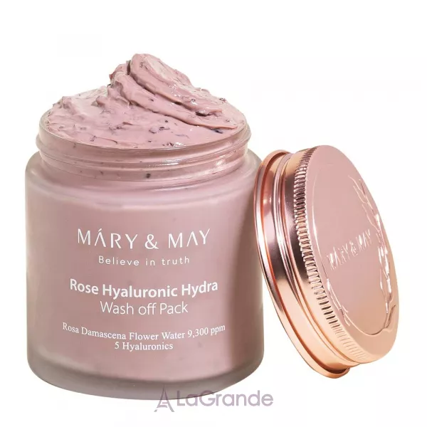 Mary & May Rose Hyaluronic Hydra Wash off Pack �������� ����� ��� ��������� ���������� � ���������� ���� � ������������ ��������
