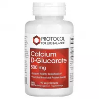 Protocol for Life Balance Calcium D-Glucarate 500 mg ������� ������� ��� ����������� �������� ������ "D-�������� �������" 500 �� � �������������� ��������