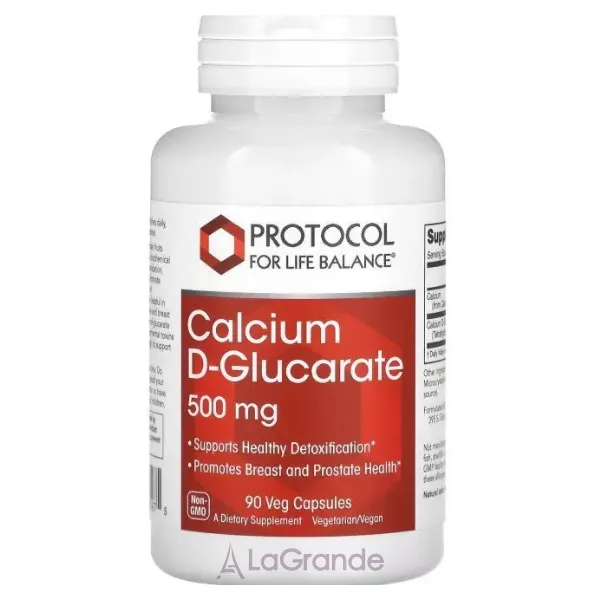 Protocol for Life Balance Calcium D-Glucarate 500 mg ������� ������� ��� ����������� �������� ������ 