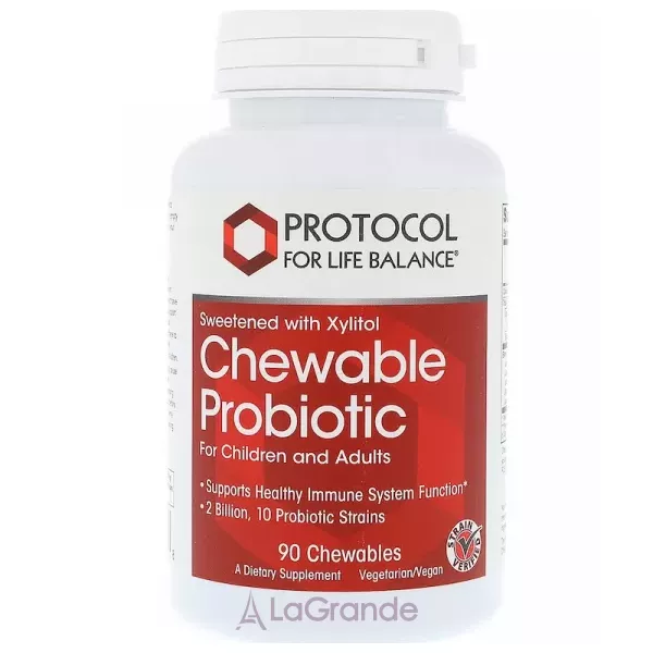 Protocol for Life Balance Chewable Probiotic For Children and Adults 2 Billion ����������� ��������� ��� ����� � �������� 2 ���� ��� � ����������� ���������