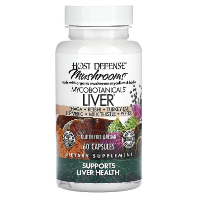 Fungi Perfecti Host Defense MycoBotanicals Liver       