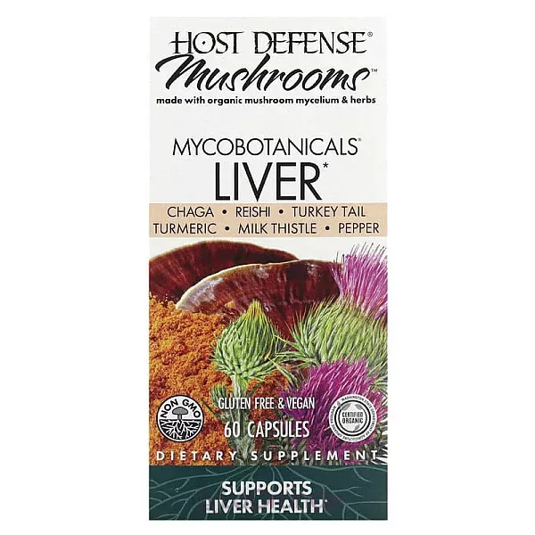 Fungi Perfecti Host Defense MycoBotanicals Liver ����������� ������� ��� ��������� �������� ������ 