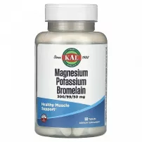 KAL Magnesium Potassium Bromelain 300/99/50 mg ����������� ������� "������, �����, ���������", 300/99/50 ��