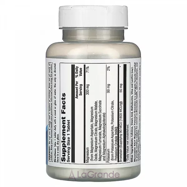 KAL Magnesium Potassium Bromelain 300/99/50 mg ĳ������ ������� 