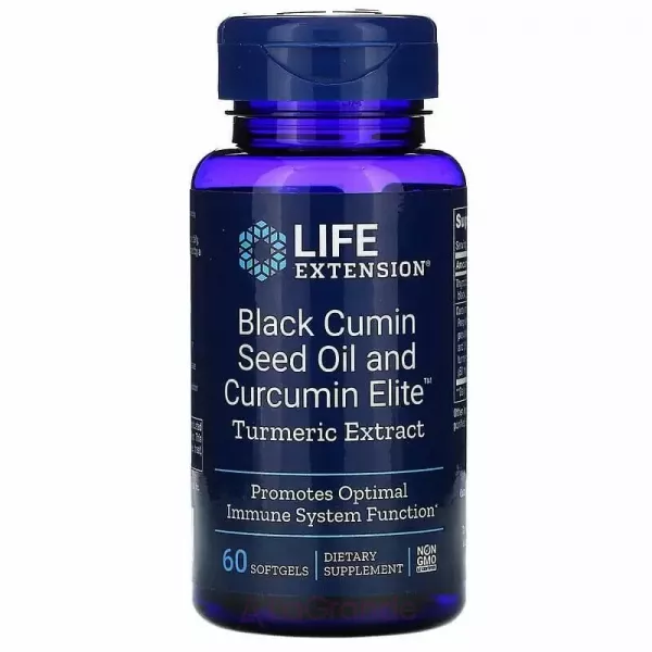 Life Extension Black Cumin Seed Oil and Curcumin Elite ĳ������ ������� 