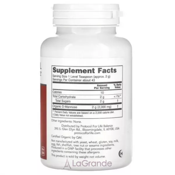Protocol for Life Balance D-Mannose Powder ������� ������� ��� ��������� �������� ������������� ����� 