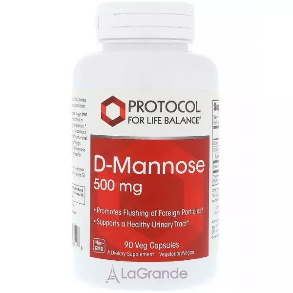 Protocol for Life Balance D-Mannose 500 mg ������� ������� ��� �������� ������'� ����������� ������ 