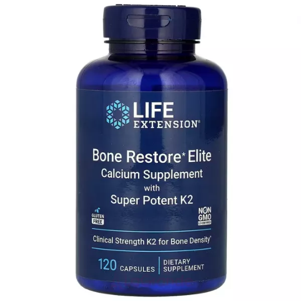 Life Extension Bone Restore Elite with Super Potent K2 ĳ������ ������� ��� ���������� ����� �� ������������� �2