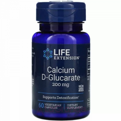 Life Extension Calcium D-Glucarate 200 mg ĳ  