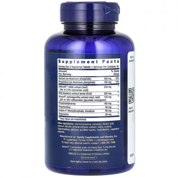 Life Extension Cognitex Elite Pregnenolon ����������� ������� ��� �������� ������ ����� 