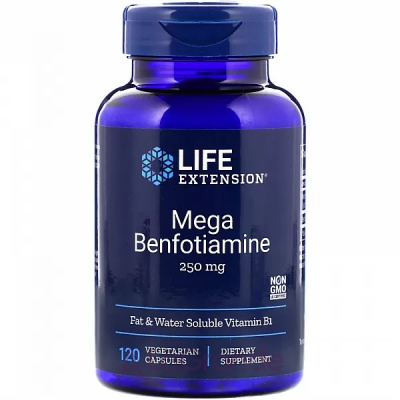 Life Extension Mega Benfotiamine 250 mg ĳ  