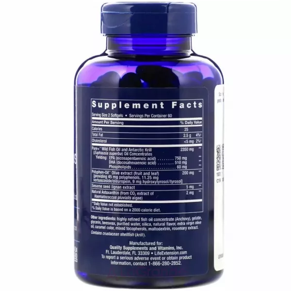 Life Extension Super Omega-3 Plus ĳ������ ������� 