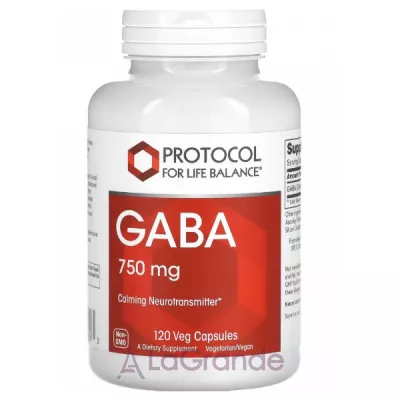 Protocol for Life Balance Gaba 750 mg   