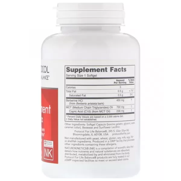 Protocol for Life Balance Glucose Management with Berberine HCl ������� �������  ��� ������������� ������ ������� 