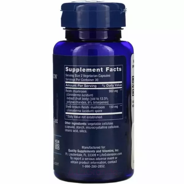 Life Extension Reishi Extract Mushroom Complex ������� �������� 