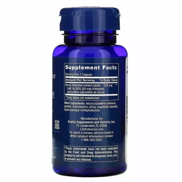 Life Extension Venotone Standardized Horse Chestnut ĳ������ ������� � ���������� �������� ������� 