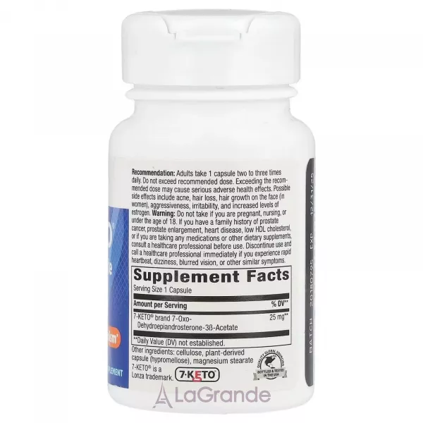 Nature's Way 7-KETO DHEA Metabolite 25 mg ĳ������ ������� 