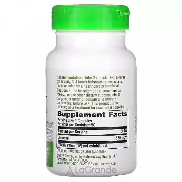 Nature's Way Charcoal Activated ĳ������ ������� 