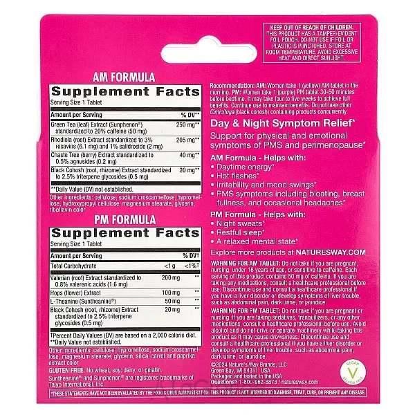 Nature's Way AM/PM PeriMenopause Formula Ƴ���� ������� 