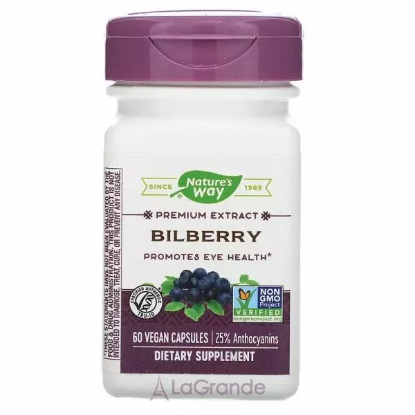 Nature's Way Bilberry Standardized �������� ������� 