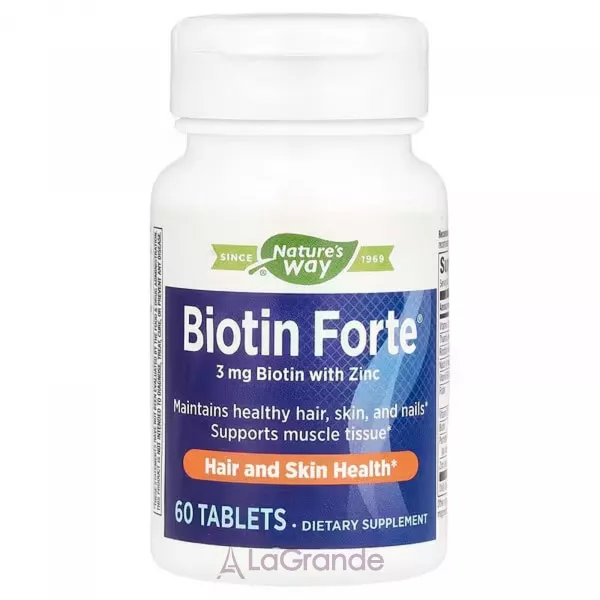 Nature's Way Biotin Forte with Zinc ����������� ������� 
