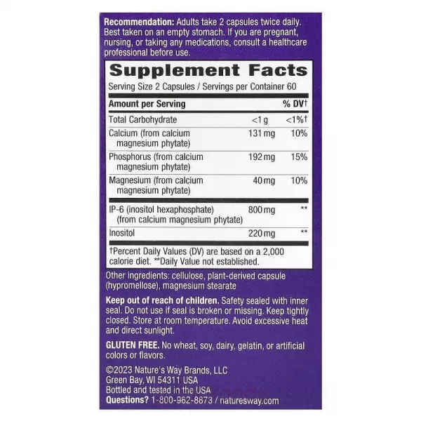 Nature's Way Cell Forte IP-6 & Inositol ����������� ������� ��� ��������� �������� ������� 