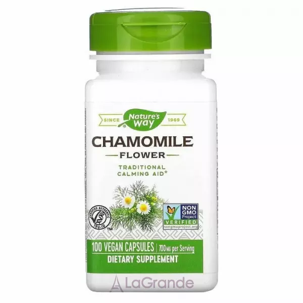 Nature's Way Chamomile Flower 700 mg ĳ������ ������� ��� ���������� 