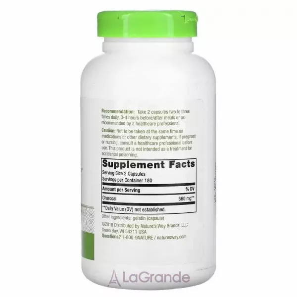 Nature's Way Charcoal Activated ĳ������ ������� 