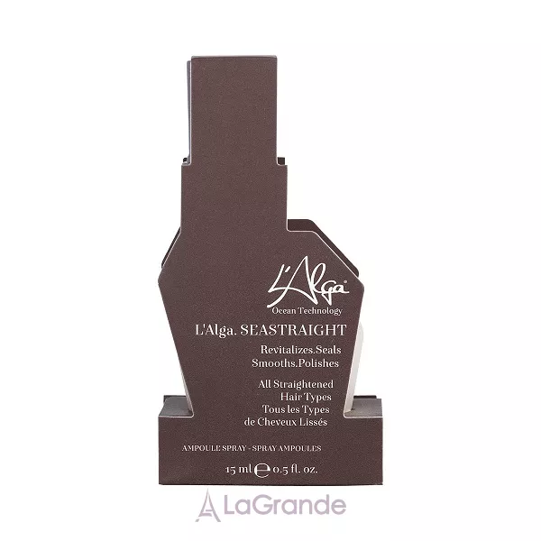 L�Alga  Seastraight All Straightened Hair Types Ampoule Spray ����������� ������ ��� ������������ ������� ������