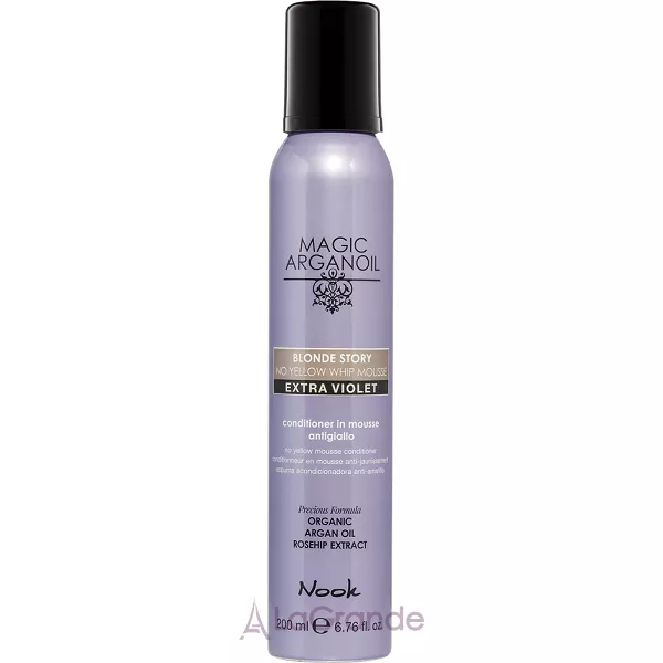 Nook Magic Arganoil Blonde Story No Yellow Whip Mousse Extra Violet ����-����������� ��� ������������� �������� �����
