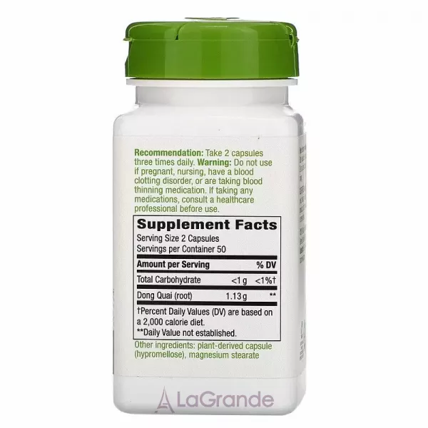 Nature's Way Dong Quai Root 1130 mg ĳ������ ������� 