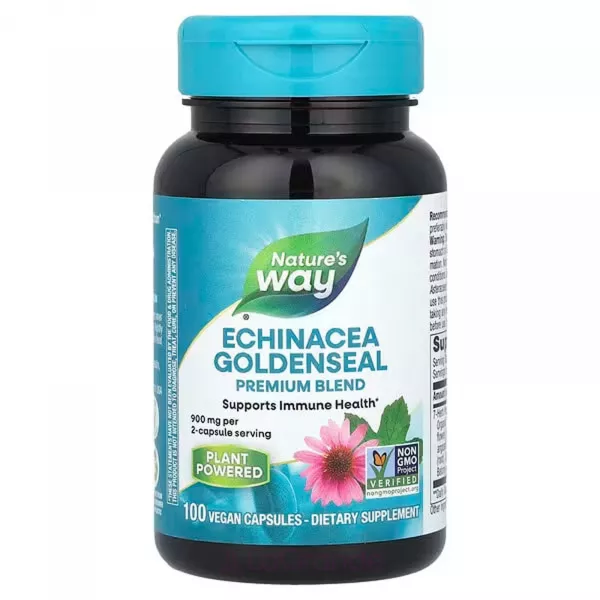 Nature's Way Echinacea Goldenseal 900 mg ĳ������ ������� ��� �������� ������ ������� 