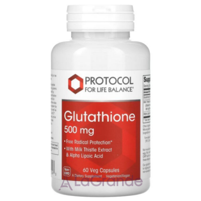 Protocol for Life Balance L-Glutathione 500 mg       