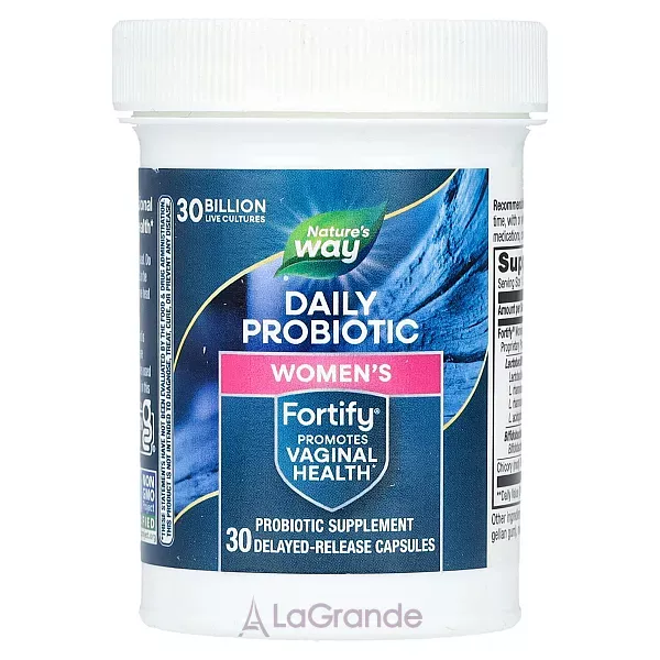 Nature's Way Fortify Women's Probiotic + Prebiotics Everyday Care ���������� ��������� � ����������� ��� ������, 30 ���� ���