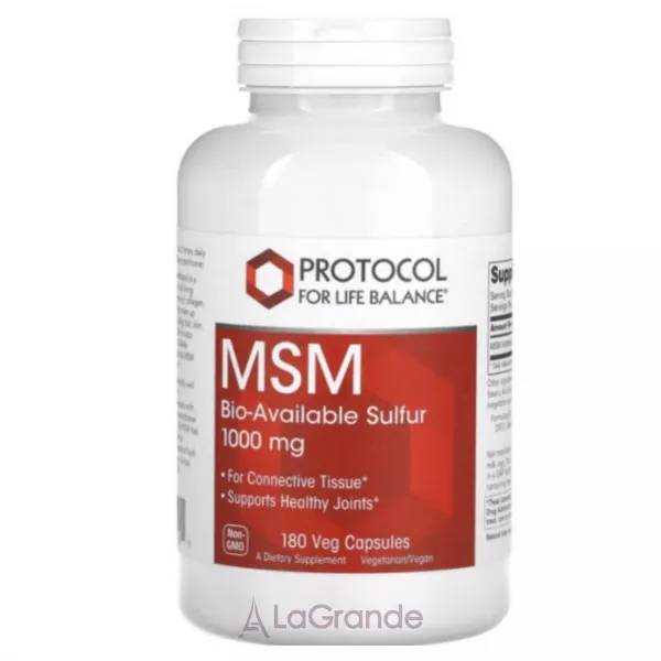 Protocol for Life Balance MSM 1000 mg ������� ������� ��� ����������� �������� ������ 