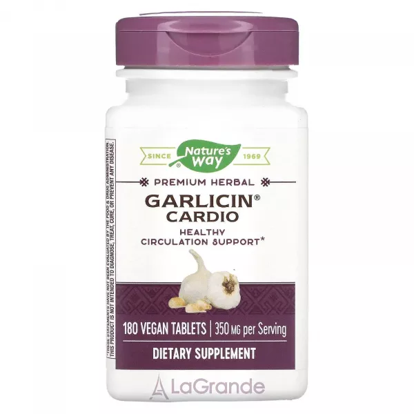 Nature's Way Garlicin Cardio 350 mg ����������� ������� ��� ��������� ������ 