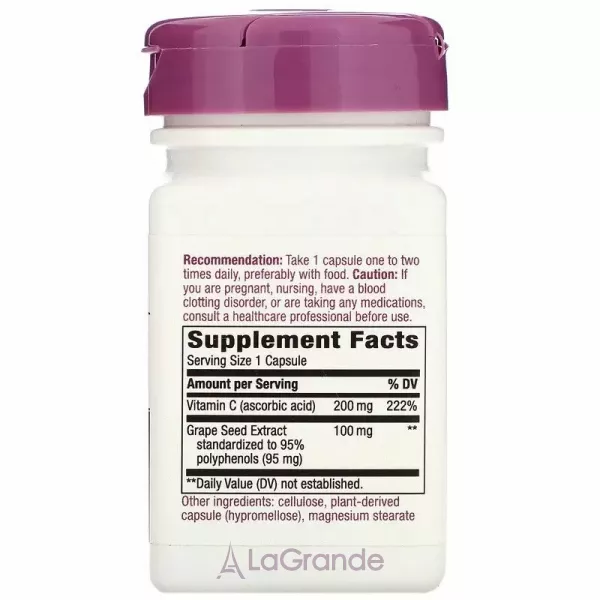 Nature's Way Grape Seed 100 mg ĳ������ ������� ��� �������� ������'� ���� �� ��� 