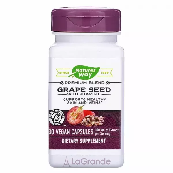 Nature's Way Grape Seed 100 mg ĳ������ ������� ��� �������� ������'� ���� �� ��� 