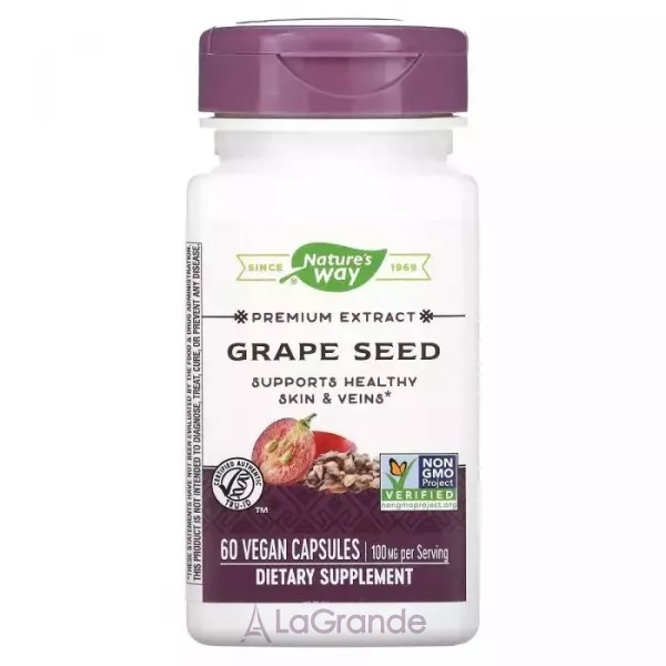 Nature's Way Grape Seed 100 mg ĳ������ ������� ��� �������� ������'� ���� �� ��� 
