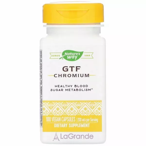 Nature's Way GTF Chromium 200 mcg ����������� ������� 
