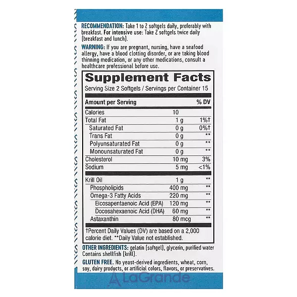 Nature's Way Krill Oil 500 mg ĳ������ ������� ��� �������� ������'� ������� �� ����� 